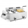 Profi Line fryer with digital drain tap - 2 x 8 l - Brand HENDI - Fourniresto