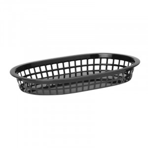 Panier de Service Fast-Food - Noir - Lot de 6 - Hendi