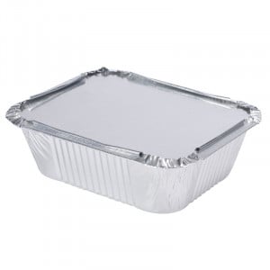 Aluminum Tray with "Combi Pack" Lid - 670ml - Pack of 100