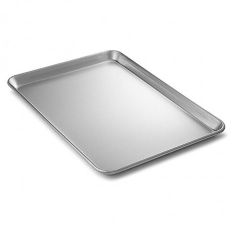 Dynasteel Aluminum Presentation Plate - 330 x 457 mm, ideal for culinary professionals.