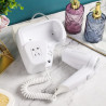 Wall-Mounted Hair Dryer 1100 W White — Hotel & Spa