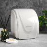 Professional White Dynasteel Hand Dryer - Fast drying for restaurant professionals