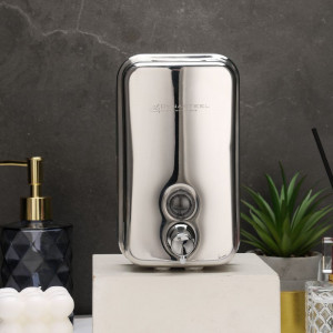 Distributeur Savon Mural Inox 800 ml AISI 304