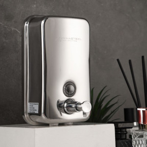 Distributeur Savon Mural Inox 800 ml AISI 304