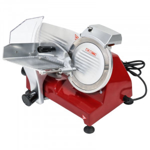 Professional Gravity-Fed Red 195mm Ham Slicer Dynasteel - Precise and Easy Cutting