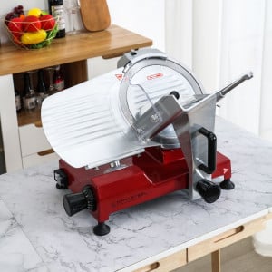 Gravitačná krájačka na šunku 250 mm 150 W Hliník
