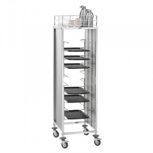 Stainless Steel Gastronorm Trolley - 10 Levels - Bartscher