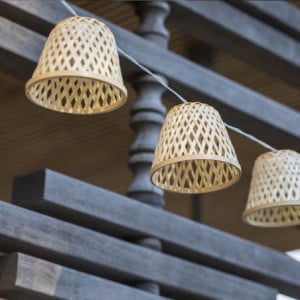 Guirlanda Svetelná Bambus Solárna a Zásuvka LED - Chill Hybrid - Lumisky