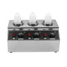 Triple Dynasteel Chocolate Warmer: Professional electric bain-marie for chocolate sauce