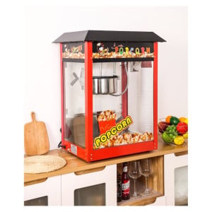 Profesionálny stroj na popcorn 1400 W — Nerezová nádoba
