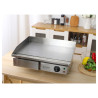 Dynasteel Professional Electric Griddle - Smooth 55 cm: Stainless steel plate, even and fast cooking