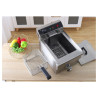 Friteza Profesionálna 13 L 3000 W s Odtokom - Inox