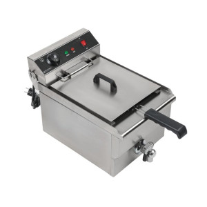 Friteza Profesionálna 13 L 3000 W s Odtokom - Inox