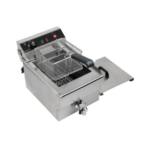 Friteza Profesionálna 13 L 3000 W s Odtokom - Inox