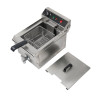 Professional 13L Deep Fryer with Drain in Stainless Steel - Dynasteel