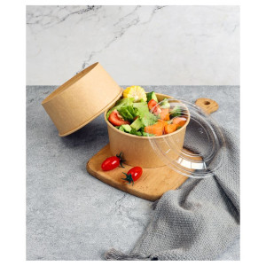 Bol à Salade Kraft - 1300 ml - Lot de 300 - Dynasteel