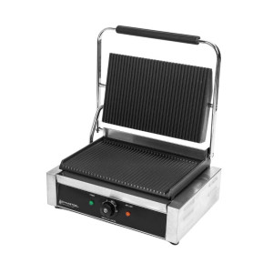 Gril Panini Pro 2200 W Ryhovaný 340x220 mm Inox
