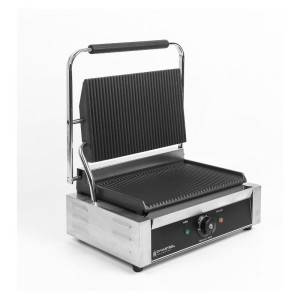 Gril Panini Pro 2200 W Ryhovaný 340x220 mm Inox