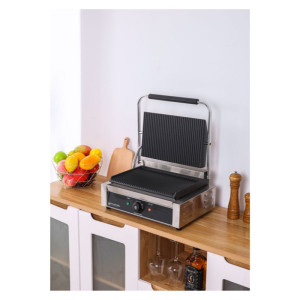 Gril Panini Pro 2200 W Ryhovaný 340x220 mm Inox