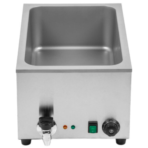 Bain-Marie Pro GN 1/1 20 L 1200 W Inox avec Vidange