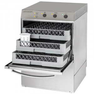 Lave-vaisselle Professionnel Dynasteel Reconditionné avec Doseur et Pompe - 50x50 cm