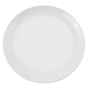 Okrúhly tanier melamín Ø 17,7 cm biely - Sada 10