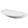Okrúhly tanier melamín Ø 17,7 cm biely - Sada 10