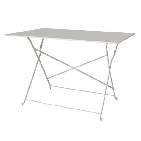 Folding Grey Terrace Table - 1100 x 700 mm - Bolero