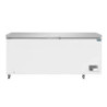 Congélateur Coffre avec Couvercle Inox - 581 L - Polar