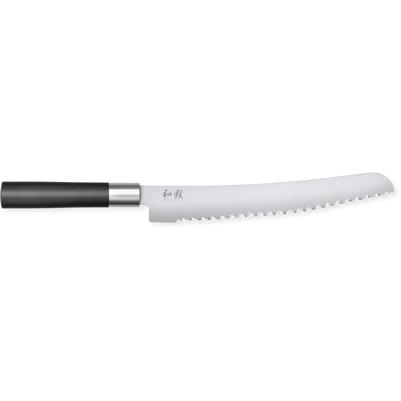 Wasabi Black 23 cm KAI Bread Knife: perfect cutting and optimal comfort