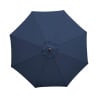 Parasol Rond Bleu Marine - H 3000mm- Bolero