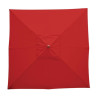 Red Square Parasol - 2.5m - Bolero