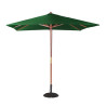 Parasol Carré Vert - L 2500mm - Bolero