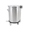 Nerezový kôš s pedálom - 50 L - Dynasteel