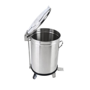 Nerezový kôš s pedálom - 50 L - Dynasteel