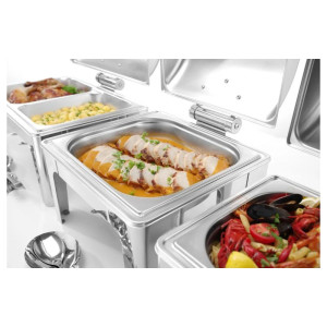 Chafing dish GN 1/2 polished mirror finish - Brand HENDI - Fourniresto