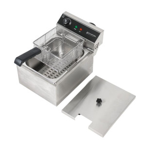 Friteza Profesionálna 10 L 3000 W Inox — Termostat
