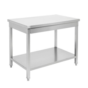 Stôl Inox 1200x700 mm s dolnou policou — Pro CHR