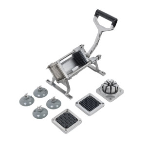 French fries cutter for heavy-duty use with grids - Dynasteel