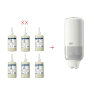 Starter Pack Distribútor bieleho mydla a jemného tekutého mydla