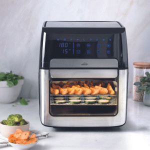 Fritovací hrniec Air Fryer s mriežkou pre rúru - 12 L - 1700 W | Zdravá a chutná kuchyňa