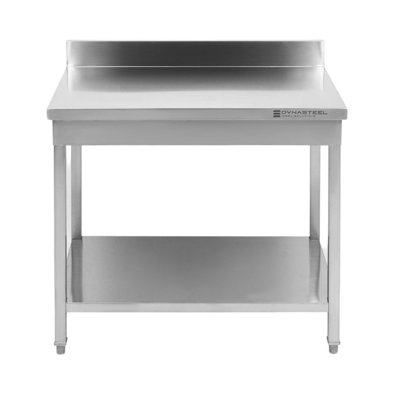 Stôl Inox 1000x600 mm Zástenka a Spodná Polica
