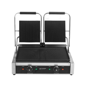 Grill Panini Double - Plaques Rainurées - Reconditionné