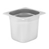 Gastro GN 1/6 Stainless Steel Container - Depth 150 mm - 2.4 L - Dynasteel