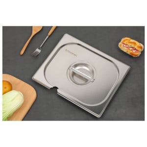 Kryt GN 1/2 z nehrdzavejúcej ocele pre profesionálne stravovanie - Dynasteel