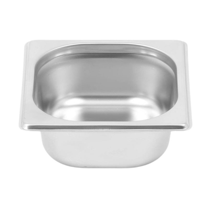 Gastro GN 1/6 Stainless Steel Tray - Depth 65 mm - 1 L - Dynasteel