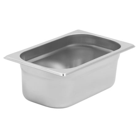 Bac Gastro GN 1/4 Inox - Profondeur 100 mm - 2,8 L - Dynasteel