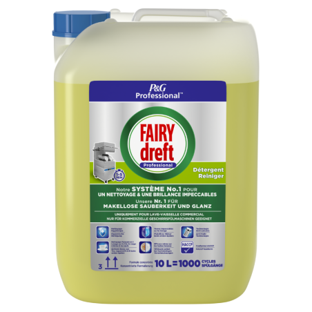 Kapalný detergent na automatické pranie - 10 L - Fairy Professional