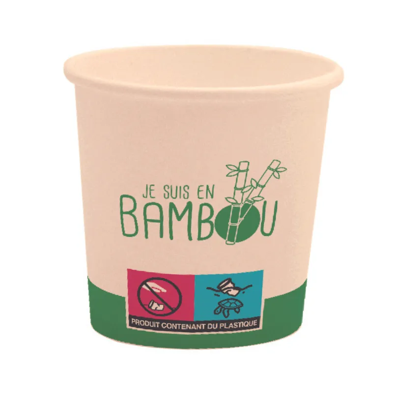 Pohár Bio "Som z bambusu" - 10 cl - Balenie 300