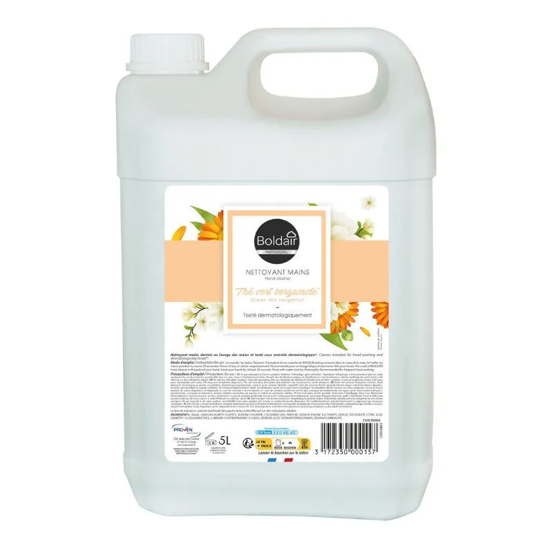 Čistiaca látka na ruky - Zelený čaj Bergamot - 5L